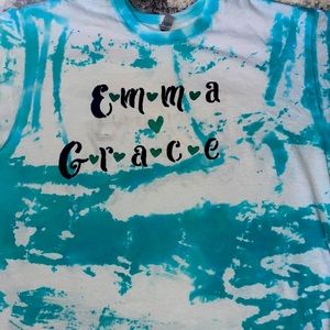 I’m selling a tie dye shirt with whatever wording you want on it!